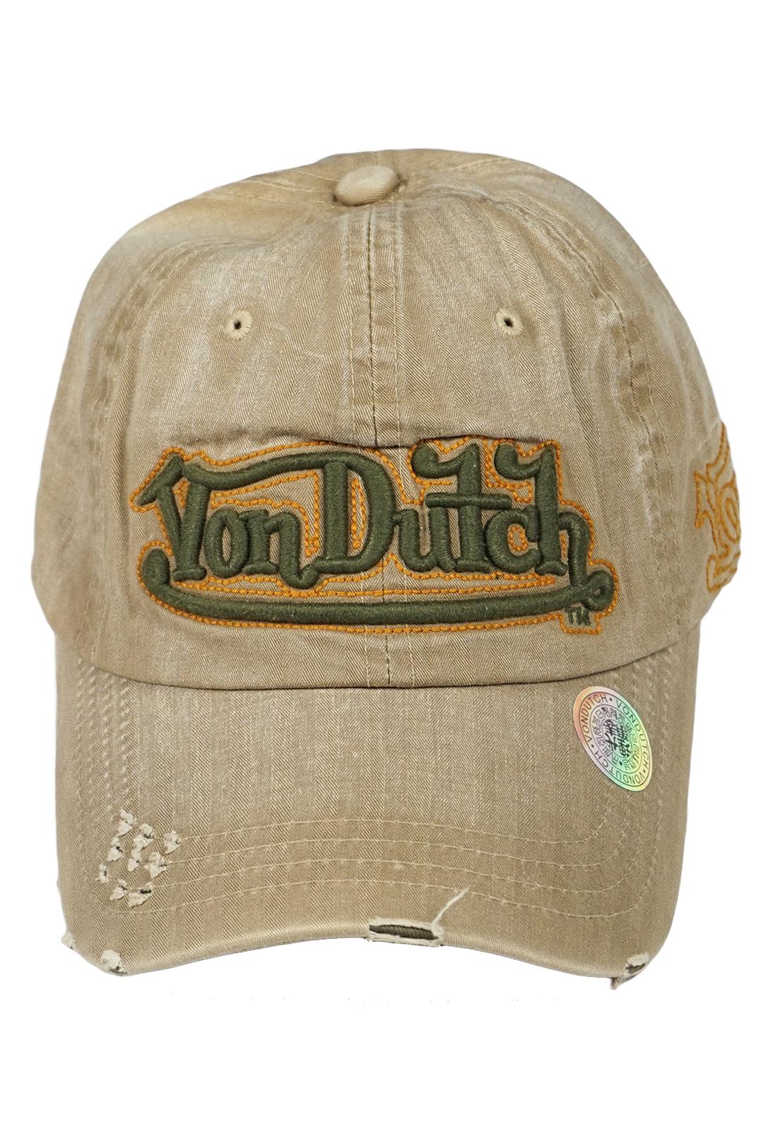 Кепка-бейсболка Von Dutch K-16 One size Сірий (17851907) - фото 1