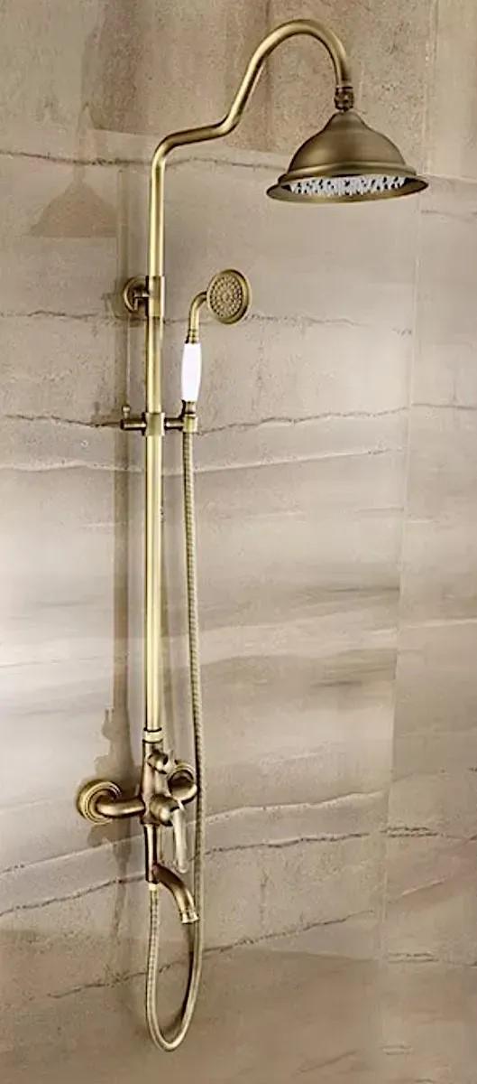 Душова колона зі змішувачем для ванни D80 Бронзовий (D 80)