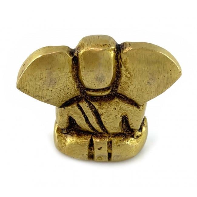 Статуетка Ганеша бронзовий 3,2х3,2х1,6 см (34915) - фото 3 Статуетка Ганеша бронзовий 3,2х3,2х1,6 см (34915) - фото 3