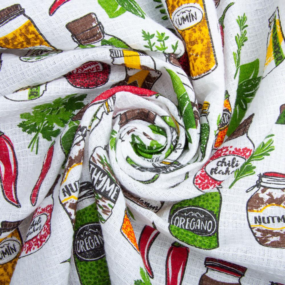 Тканина вафельна рушникова Спеції 150 см (2360239705)