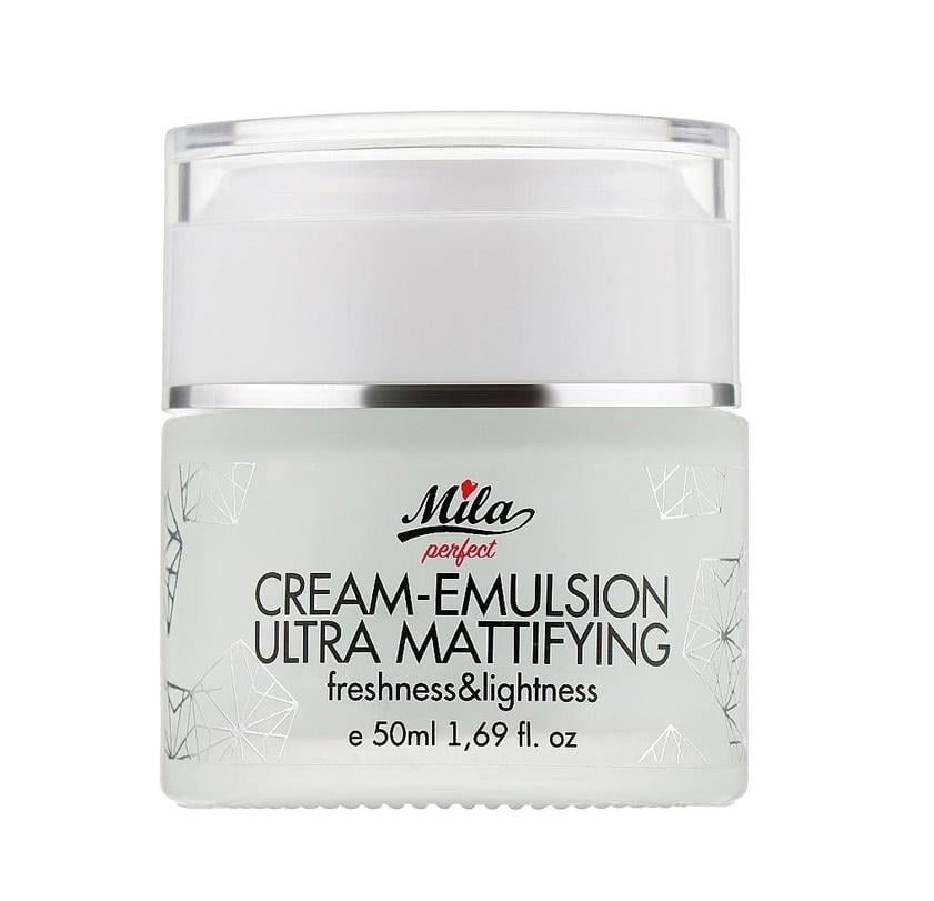 Крем-емульсія Mila Cream-emulsion ultra mattifying perfect ніжно матуюча 50 мл (3702263057506)