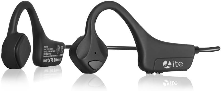 Наушники костной проводимости Bluetooth беспроводная открытая гарнитура Черный