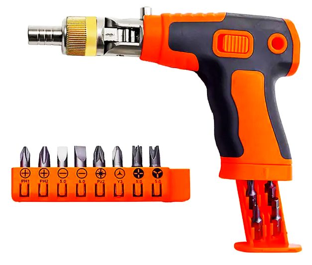 Викрутка-пістолет із бітами 16 в 1 2882A (23656021) - фото 2 Викрутка-пістолет із бітами 16 в 1 2882A (23656021) - фото 2