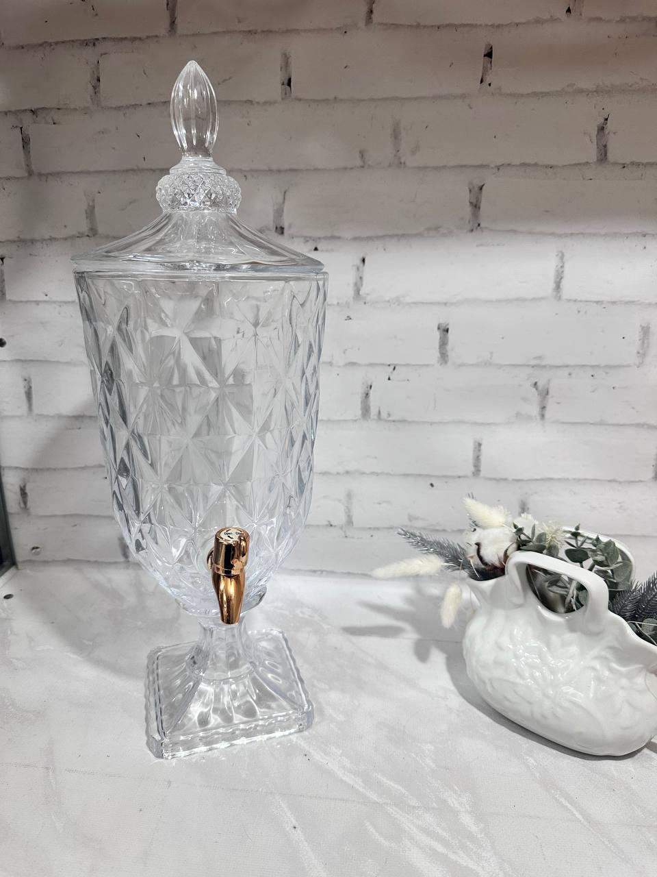 Лимонадница стеклянная TS Kitchen HP4172 стекло 3л Прозрачный (HP4172)