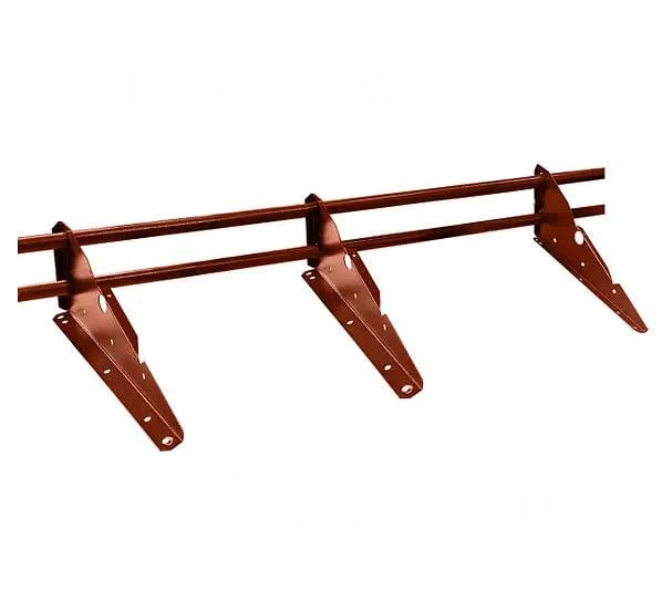 Снігозатримувач трубчастий Ral 8019 (574824) - фото 10 Снігозатримувач трубчастий Ral 8019 (574824) - фото 10