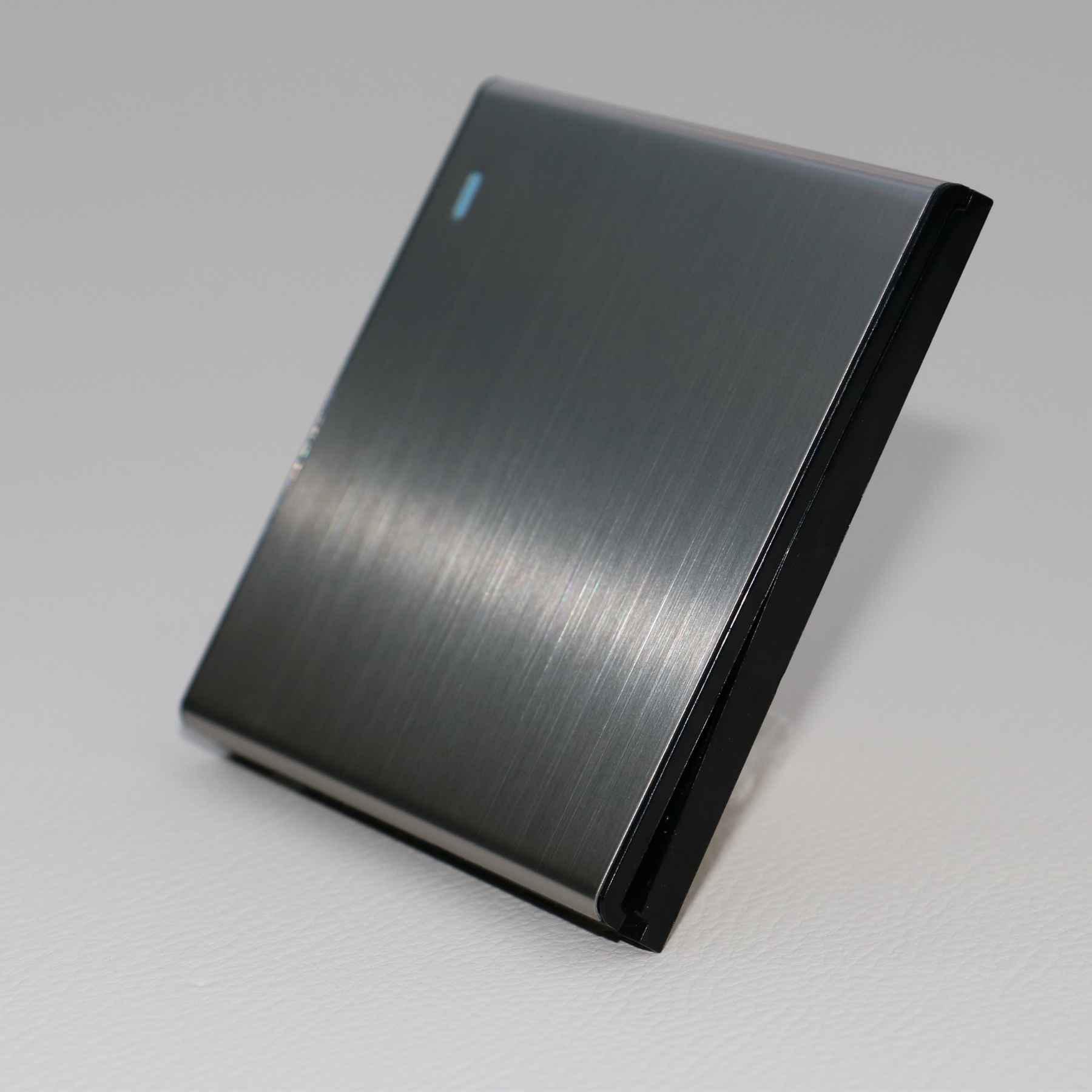 Вимикач 1 клавішний MERALLI INOX із нержавіючої сталі безрамковий (SWVK1K001) - фото 2