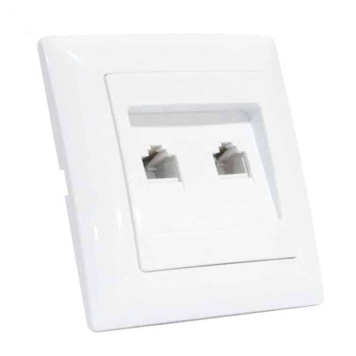 Розетка компьютерная HOROZ ELECTRIC 112-005-0015-010 Tina пластик IP20 Белый (29176877)