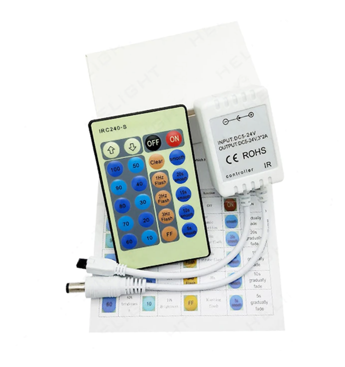 Диммер для светодиодной ленты с пультом 6А 72 Вт (28488)