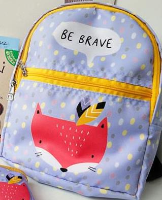 Рюкзак детский Presentville Light Be brave лисичка (RDL 20A025 ZHL) - фото 6 Рюкзак детский Presentville Light Be brave лисичка (RDL 20A025 ZHL) - фото 6