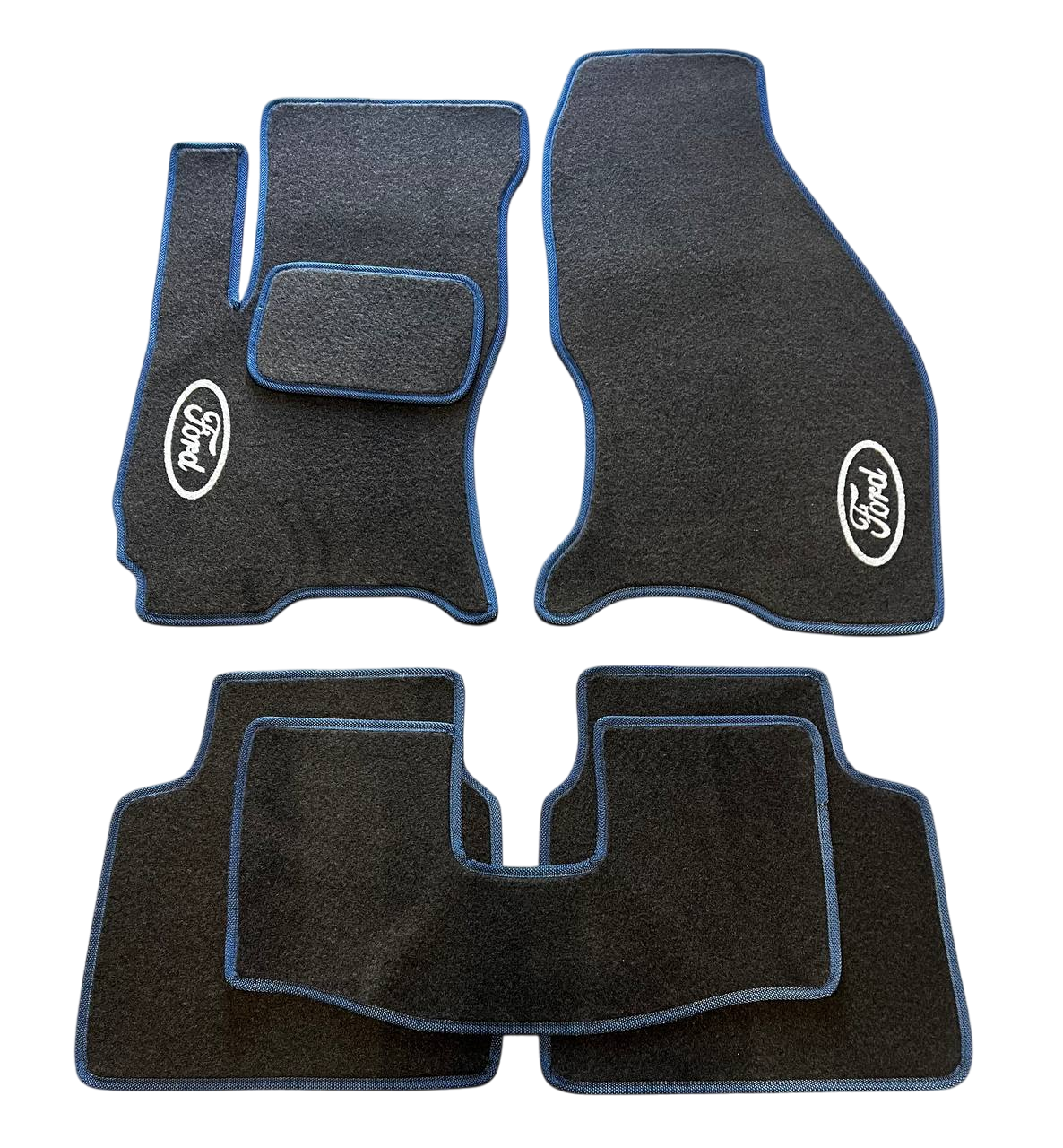 Коврики в салон ворсовые для Ford Mondeo 2000-2007 5 шт. Черный (27327206)