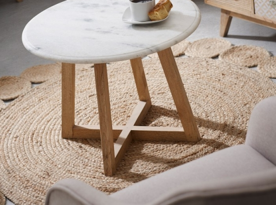 Ковер LaForma Cosm 150 см Коричневый (AA1104FN46) - фото 2 Ковер LaForma Cosm 150 см Коричневый (AA1104FN46) - фото 2