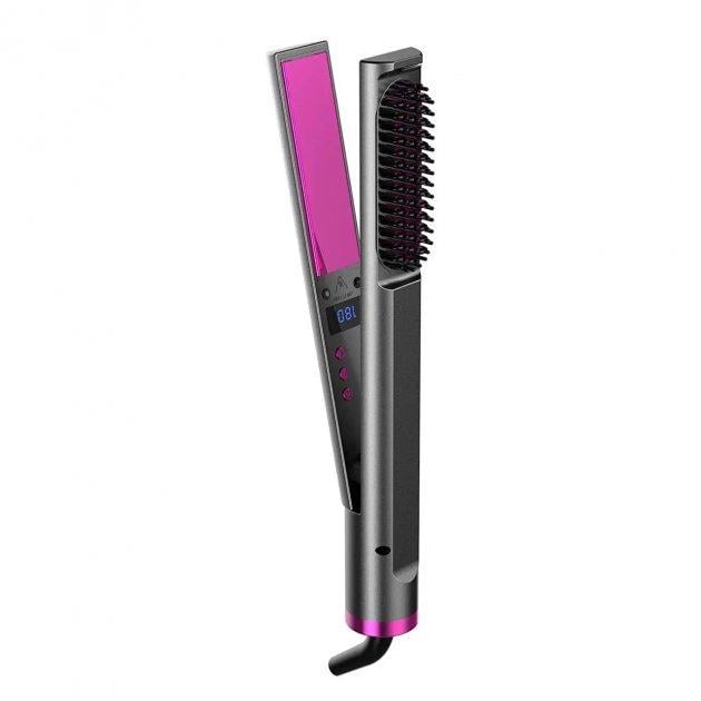 Выравниватель керамический Hair Straightener 3в1 для укладки волос Серый (107А)