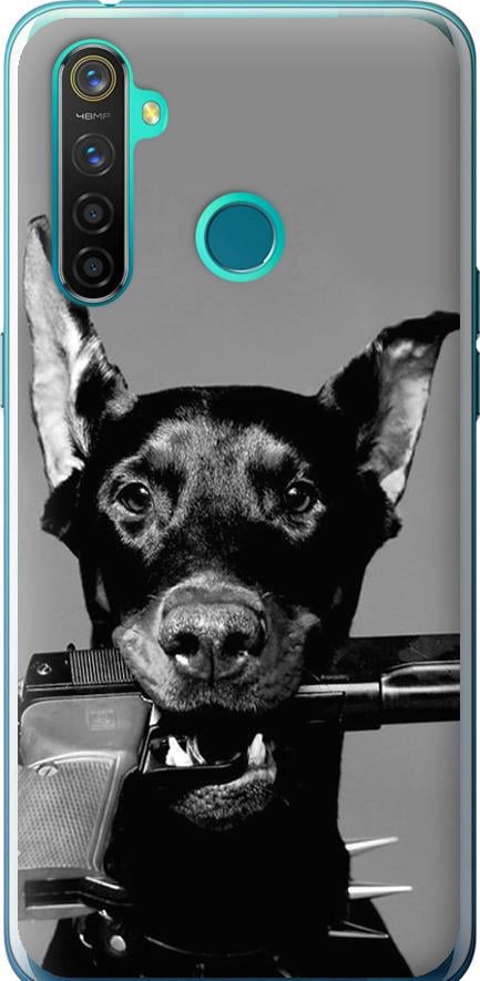 Чехол на Realme 5 Pro Доберман (2745u-1861-42517)