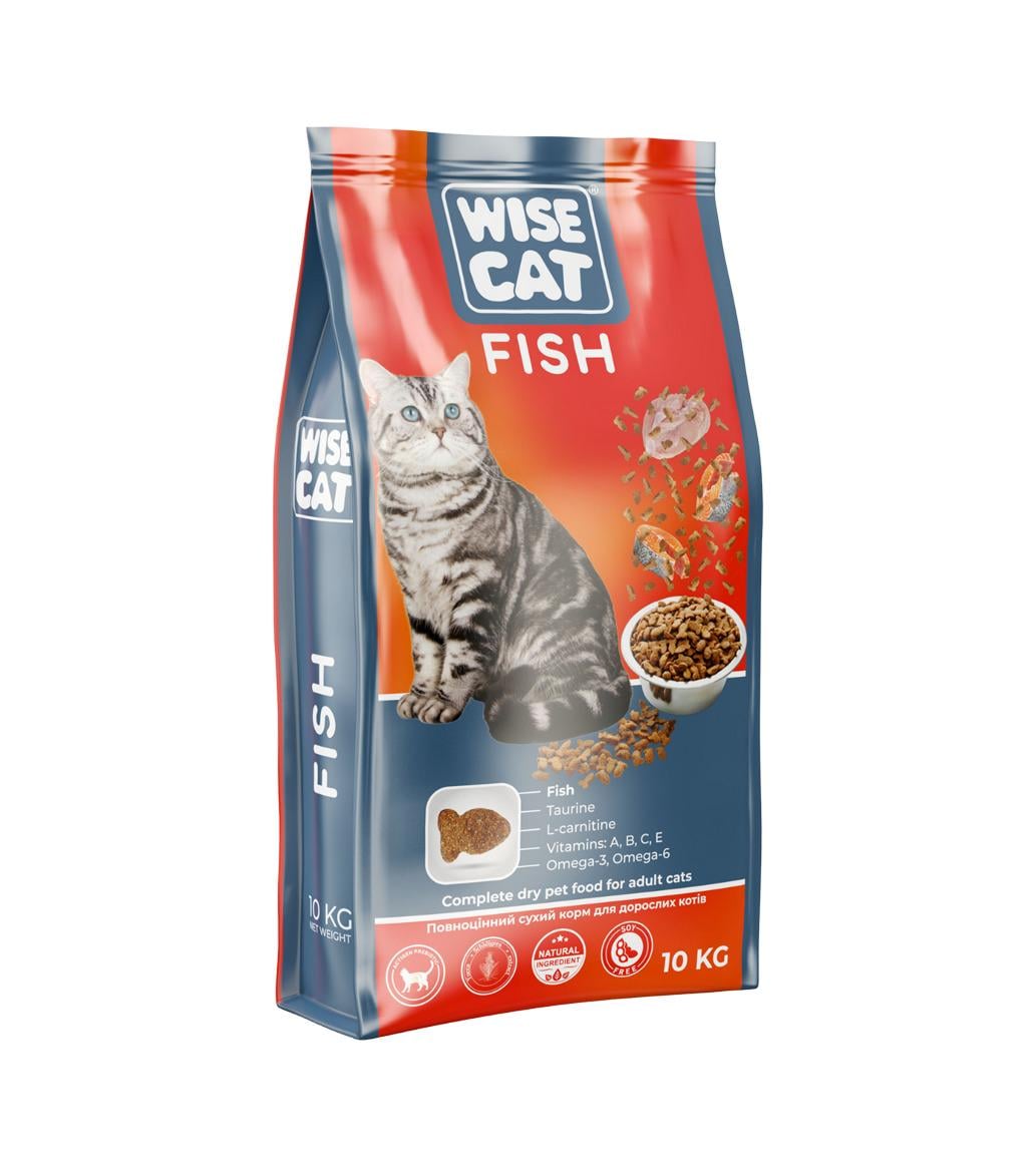 Корм для кошек сухой Wise Cat Рыба 400 г (37202518) Корм для кошек сухой Wise Cat Рыба 400 г (37202518)