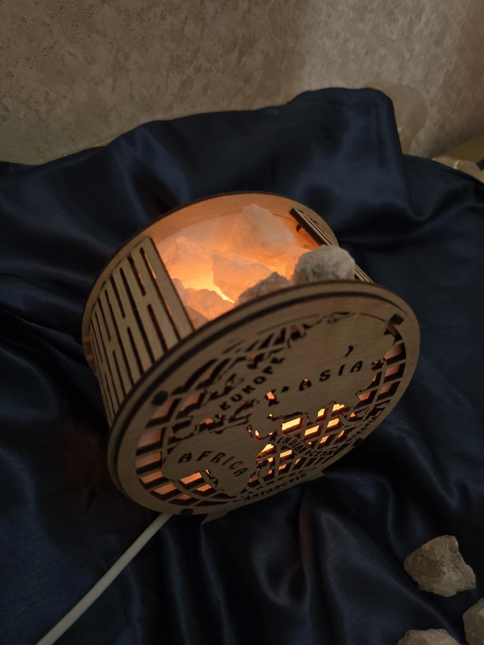 Соляний світильник лампа (663361265-05) - фото 2 Соляний світильник лампа (663361265-05) - фото 2