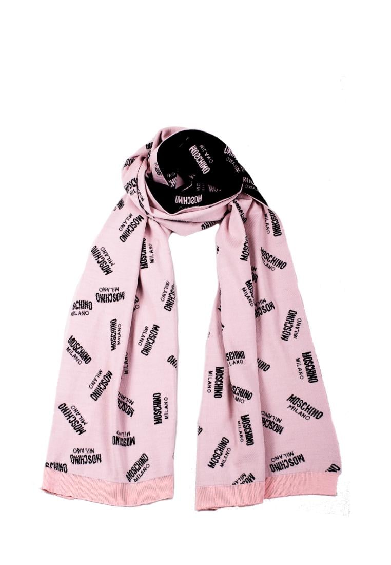 Шарф жіночий Moschino Пудровий (30633)