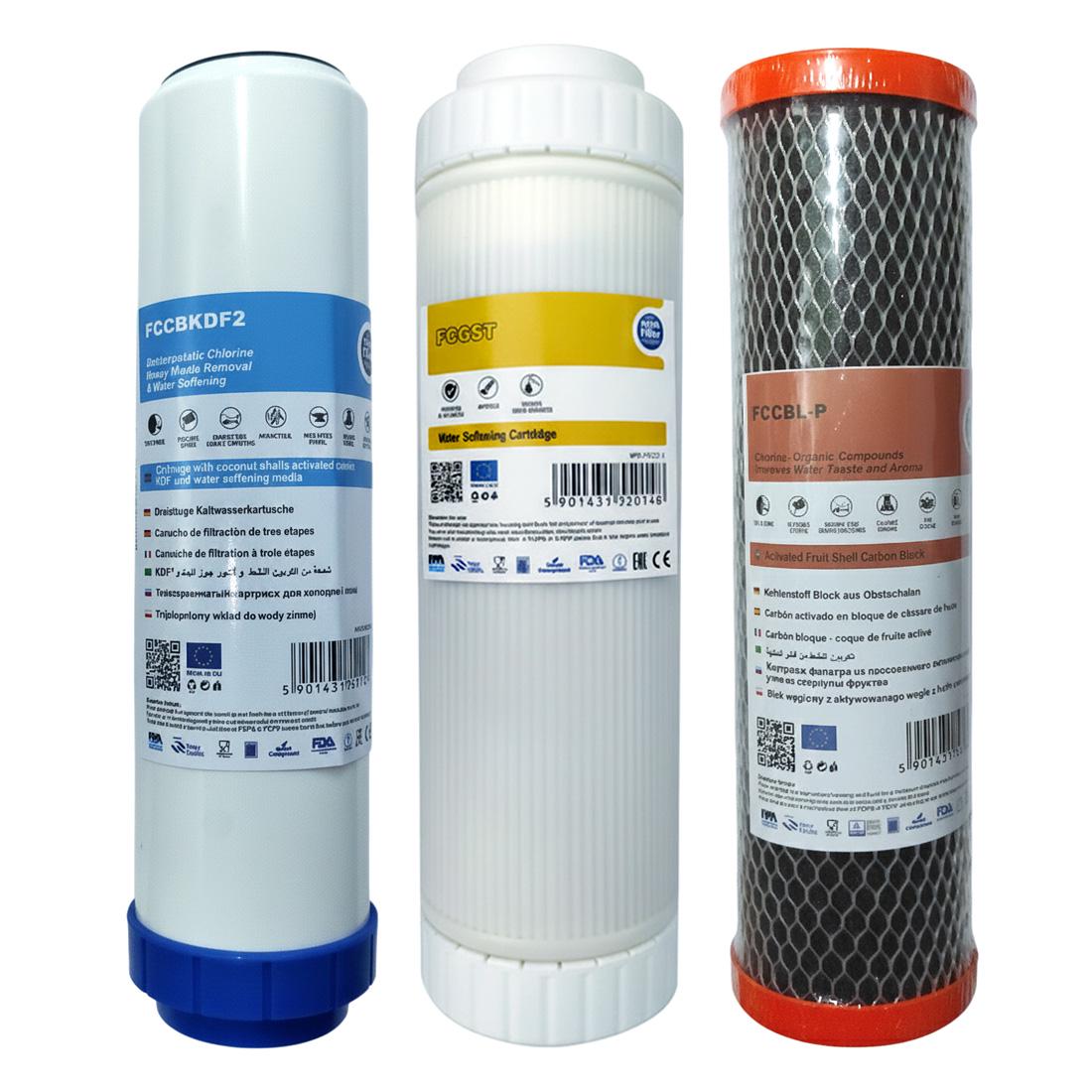 Картридж для фильтров воды Aquafilter снижение жесткости/антибактериальная защита (31804750)