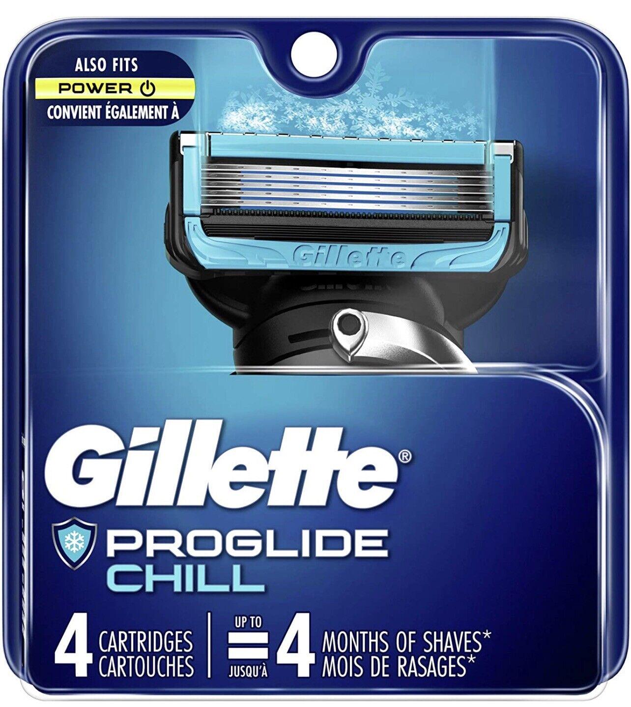 Картриджі для гоління Gillette Proglide Chill Power чоловічі леза касети 4 шт. (12137065)