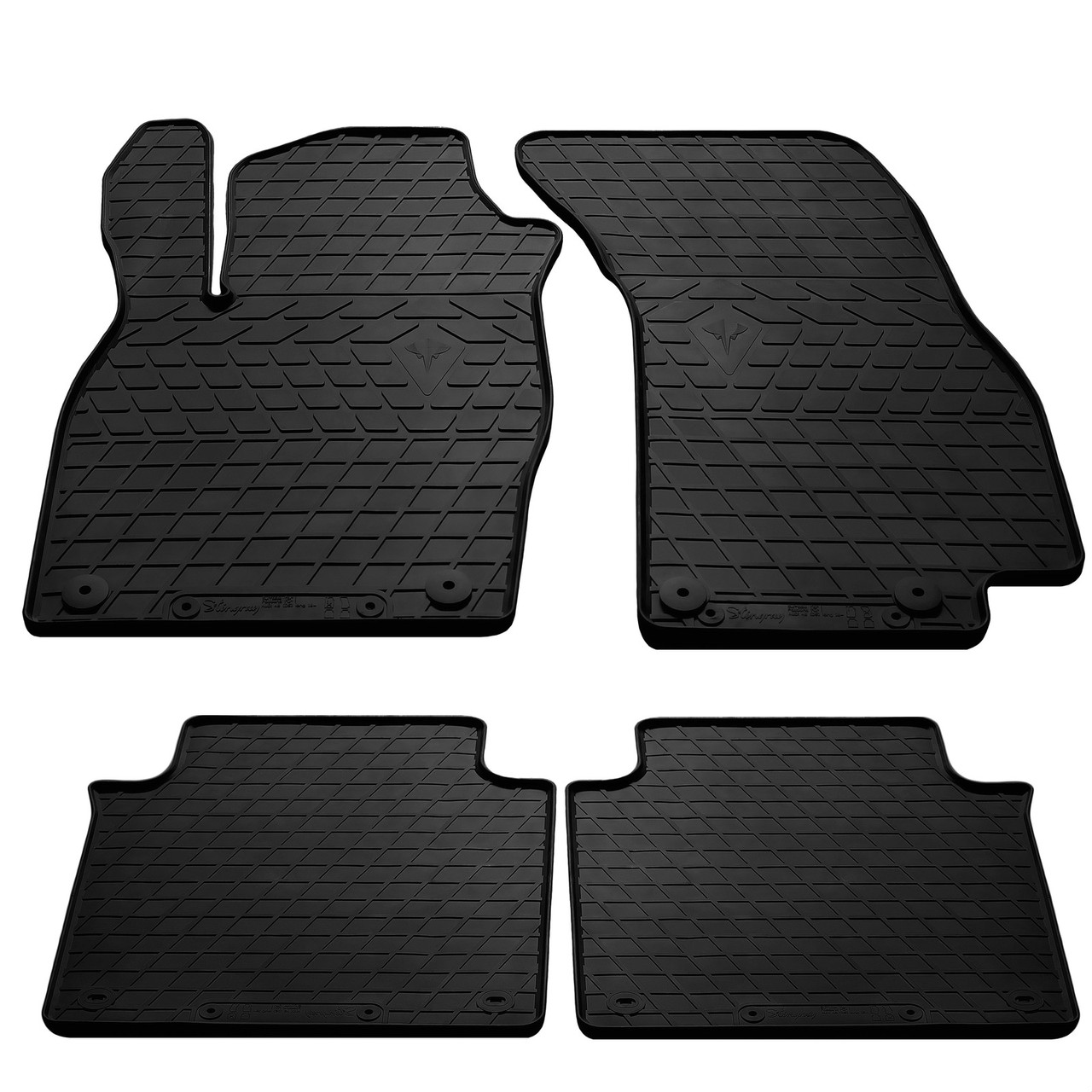 Коврики автомобильные Stingray для Audi A8 4H2/4H8 2009- г. 4 шт. Черный (1545547922)
