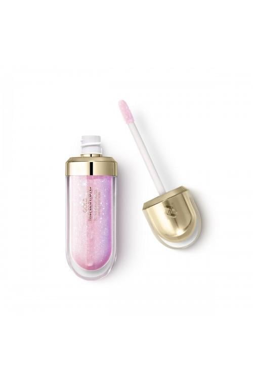 Блеск для губ Kiko Milano Gold Reflections 3D Hydra Lip Gloss Limited Edition 01 Glowing Lilac (001830) - фото 3