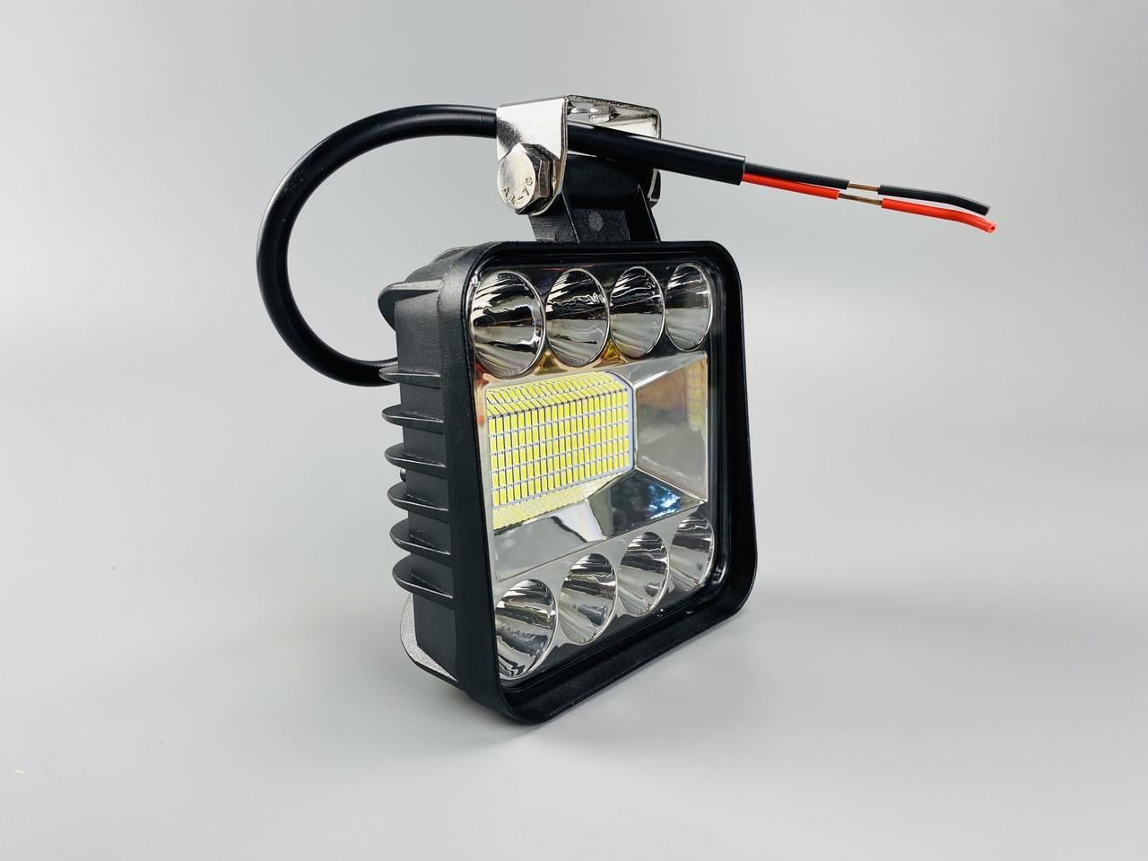 Фара Led квадратная 128 диодов 78W