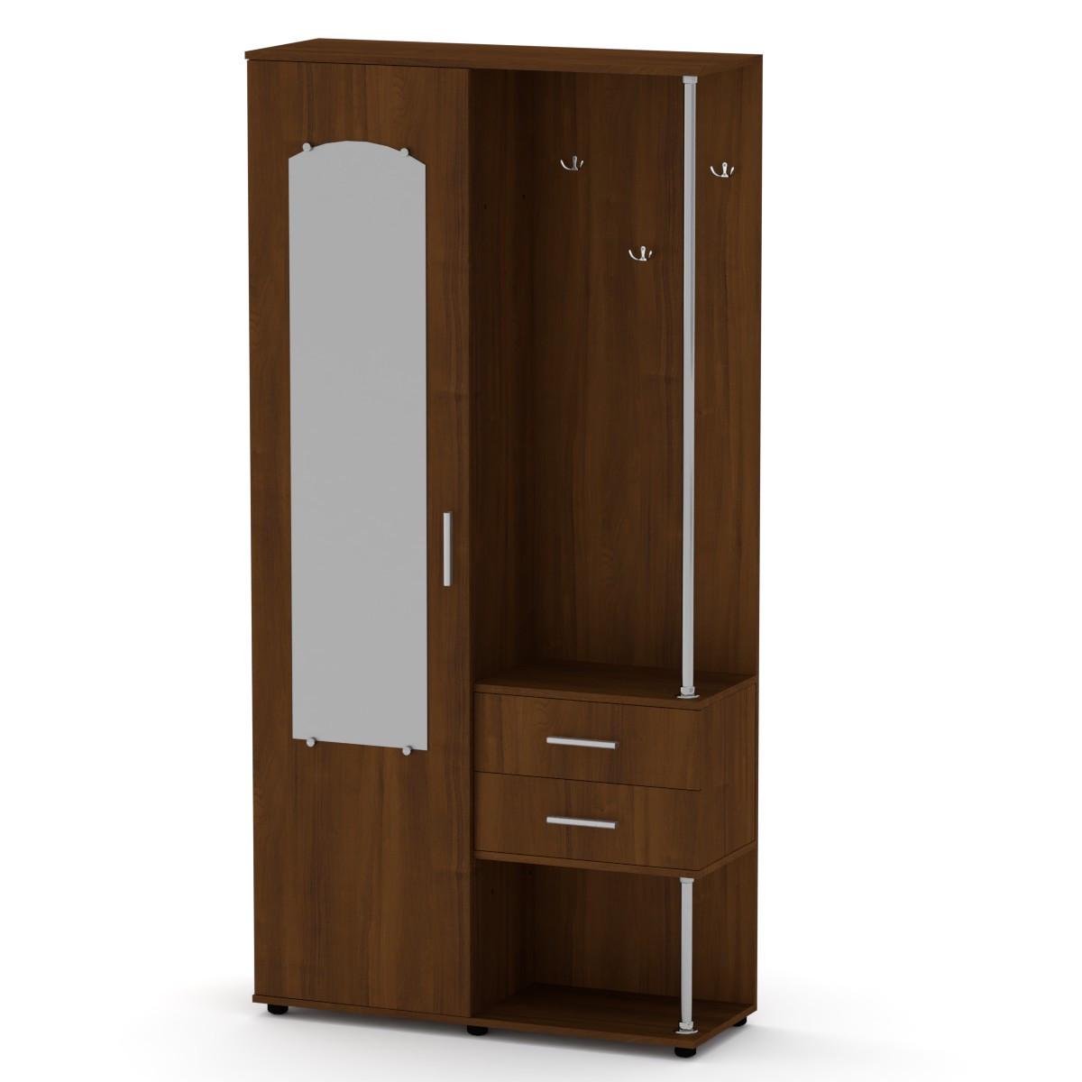 Прихожая с зеркалом Компанит Надежда Орех Экко прихожая с зеркалом