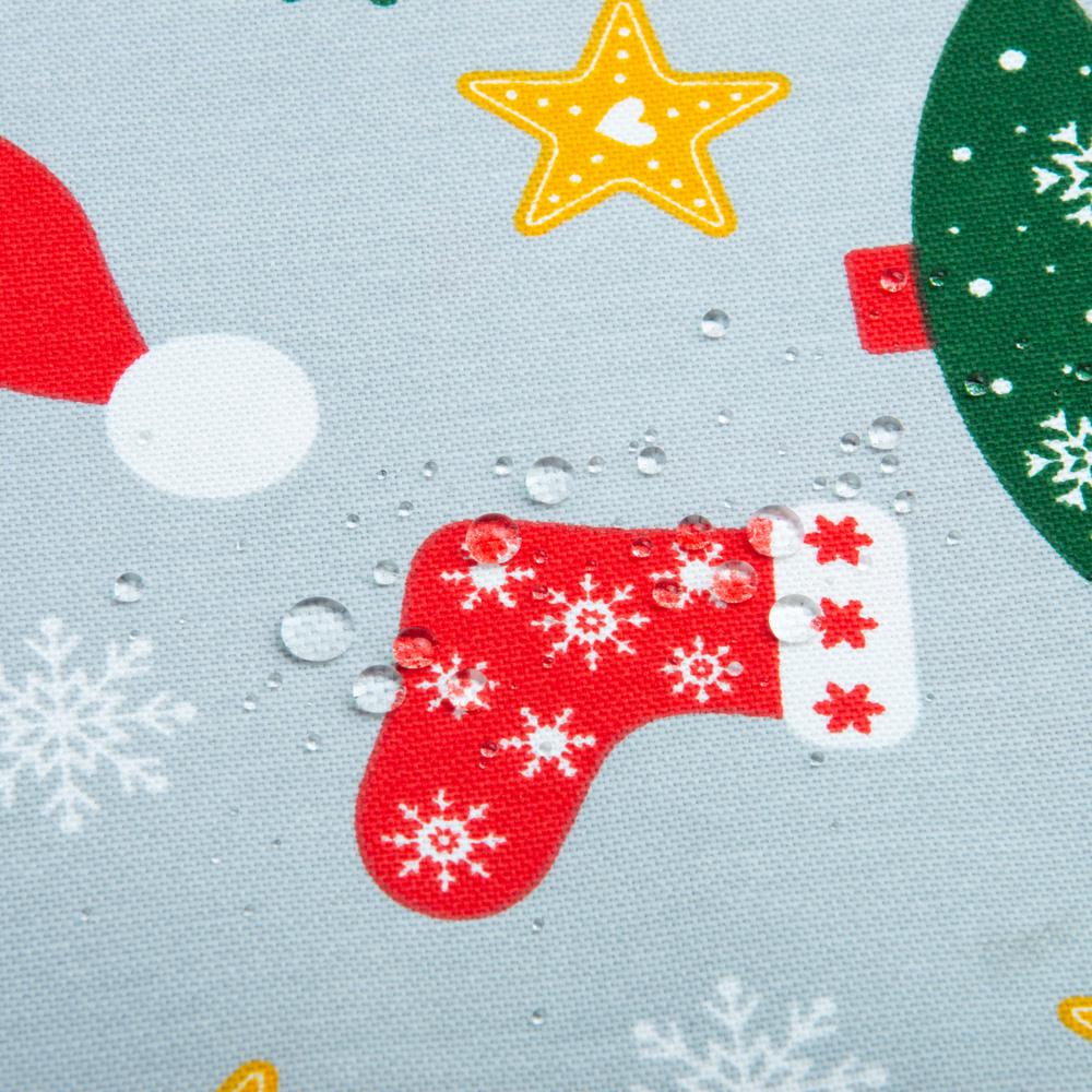 Тканина декоративна скатерна Санта бавовна з водовідштовхувальним просоченням 220 гр/м2 180 см Сірий (26932) - фото 4 Тканина декоративна скатерна Санта бавовна з водовідштовхувальним просоченням 220 гр/м2 180 см Сірий (26932) - фото 4