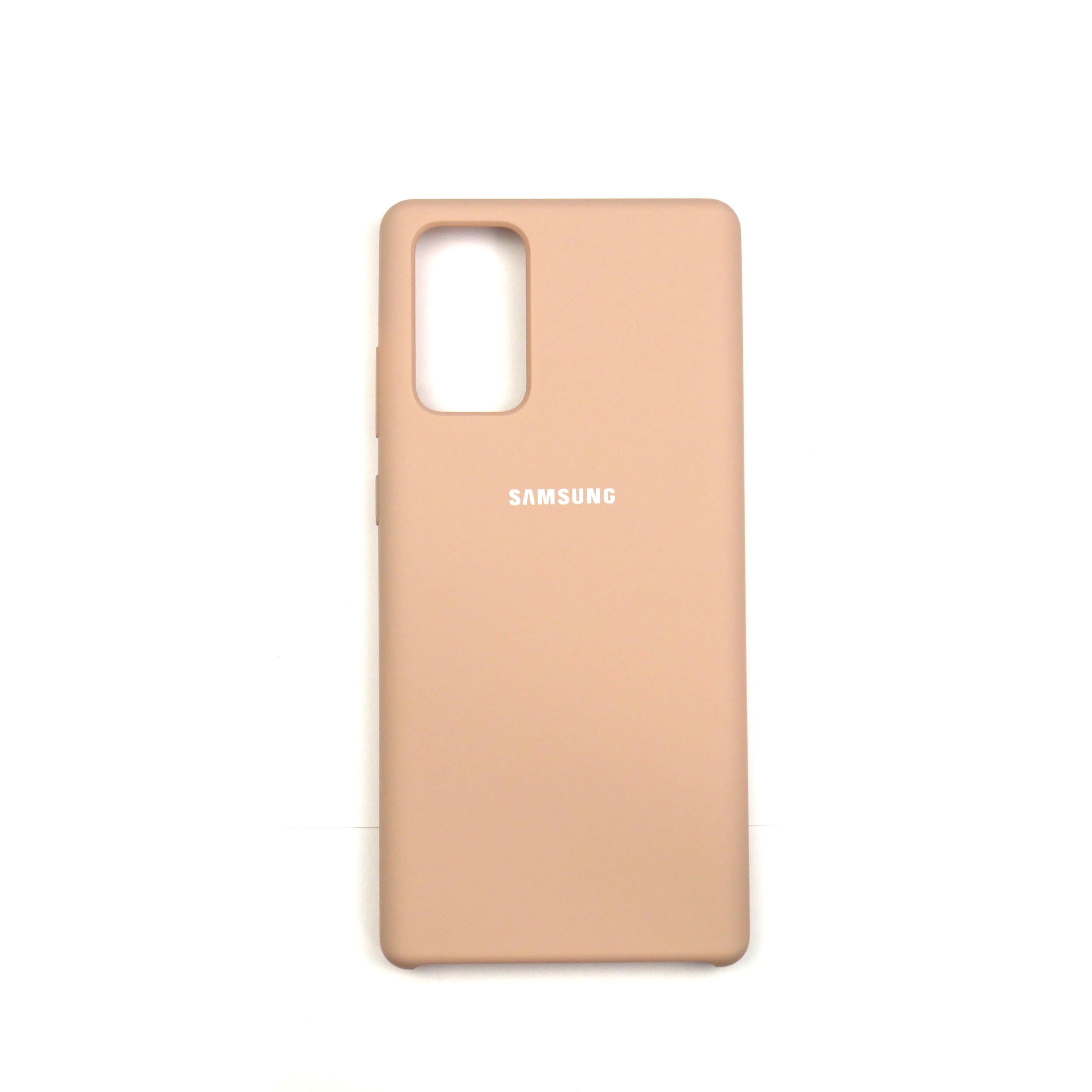 Чехол Jelly Silicone Case Samsung Note 20 Pink Sand (19)