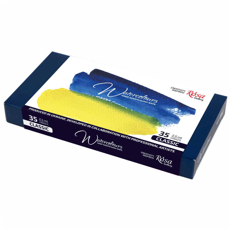 Акварельные краски ROSA Gallery CLASSIC 35х2,5 мл (4823098536604)