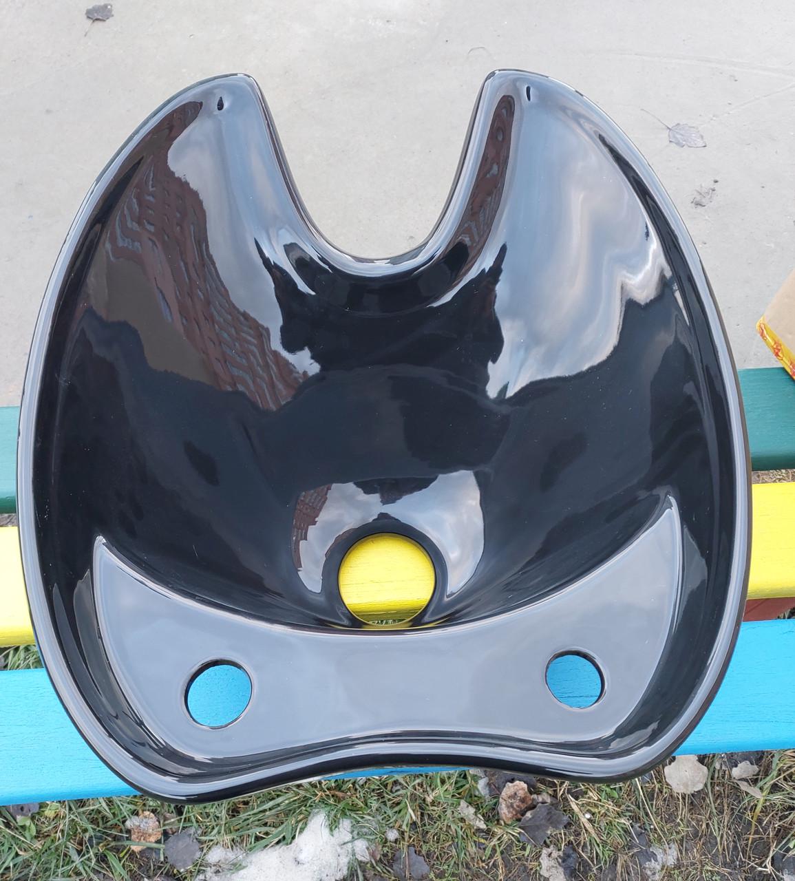 Раковина до перукарської мийки ДенІС professional СОЛО/SOLO 0356 керамічна Чорний (1453070727) - фото 3 Раковина до перукарської мийки ДенІС professional СОЛО/SOLO 0356 керамічна Чорний (1453070727) - фото 3