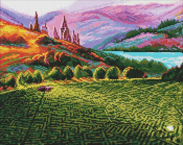 Алмазная мозаика Ideyka Harry Potter: Лабиринты 40х50 см (AMO20359)