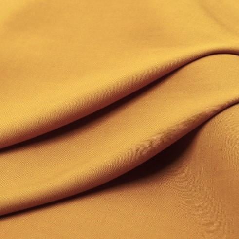 Тканина віскоза LuxFabric 160 г/м² 1,6 м 1 м Гірчичний (ТП1601в85)