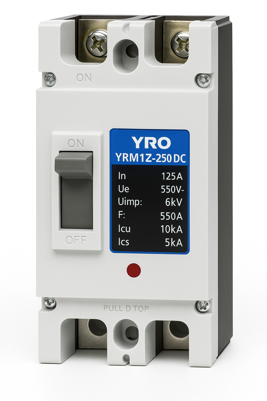 Автоматичний вимикач постійного струму YRO YRM1Z-250 DC 2P 125A 550V (29726087)