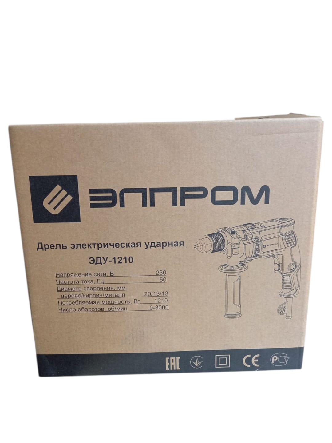 Дрель электрическая ударная Элпром ЭДУ-1210 (28834051) - фото 4