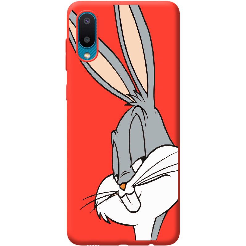 Чехол BoxFace Samsung A022 Galaxy A02 Lucky Rabbit Красный силикон (42004-bk81-42499) - фото 1