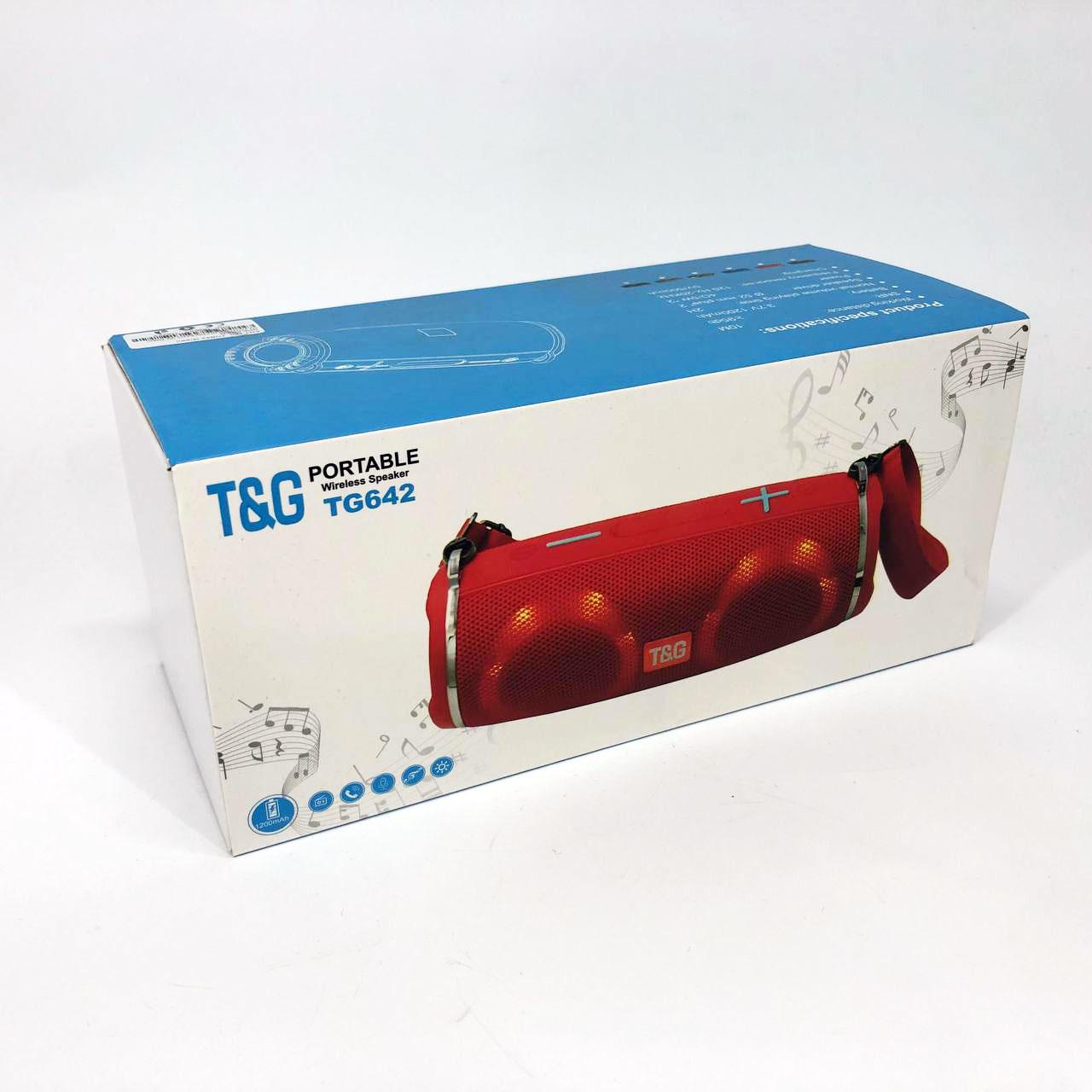 Колонка портативная с RGB подсветкой и ремешком TG642 Зеленый - фото 3 Колонка портативная с RGB подсветкой и ремешком TG642 Зеленый - фото 3