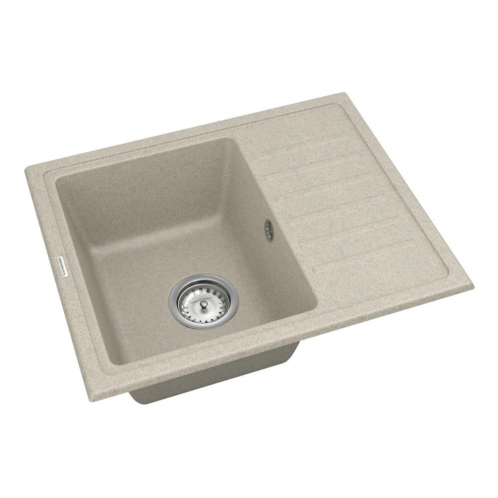 Кухонная мойка VANKOR Lira LMP 02.55 Terra с сифоном