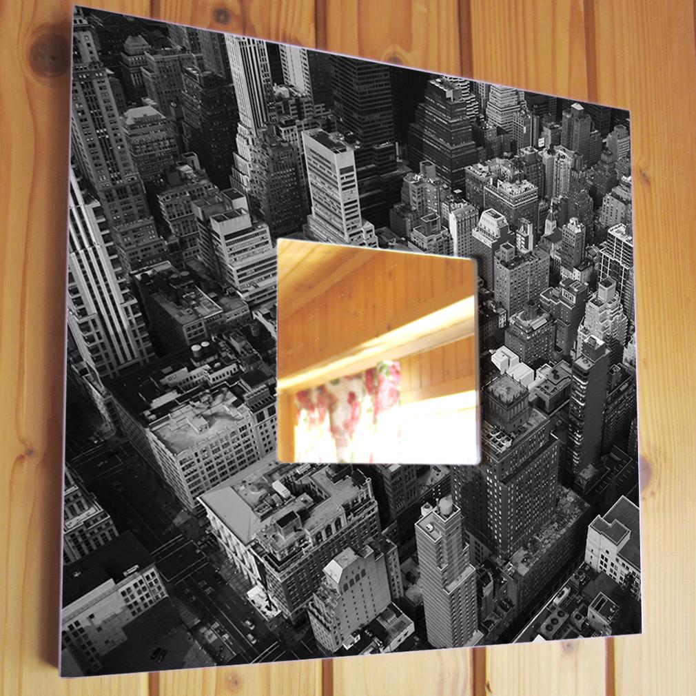 Зеркало настенное Манхэттен Небоскребы 260х260 мм (M03060) Зеркало настенное Манхэттен Небоскребы 260х260 мм (M03060)