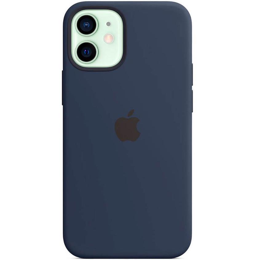 Силиконовый чехол накладка Apple Silicone Case for iPhone 11, Deep Navy (HC) (A)
