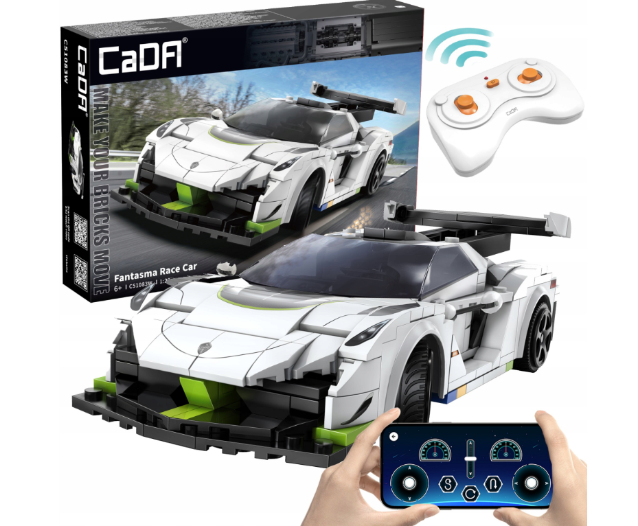 Конструктор детский CaDa Fantasma Race Car Vehicle Машина для радиоуправления для мальчика 322 дет. (22774746) - фото 2 Конструктор детский CaDa Fantasma Race Car Vehicle Машина для радиоуправления для мальчика 322 дет. (22774746) - фото 2