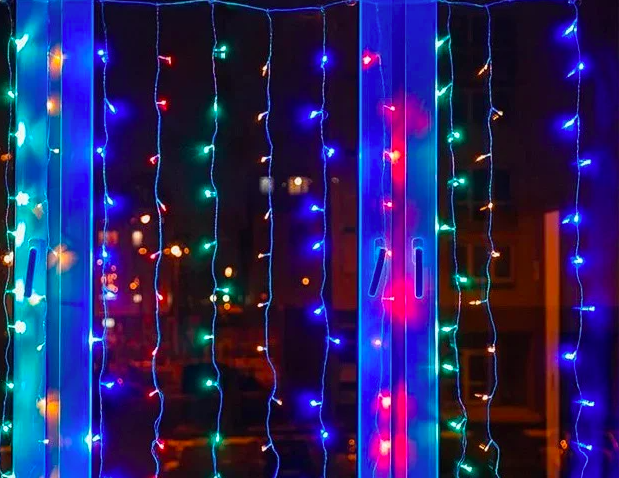 Гирлянда RD-091 штора 192LED 3х2 м (10-14-14458)