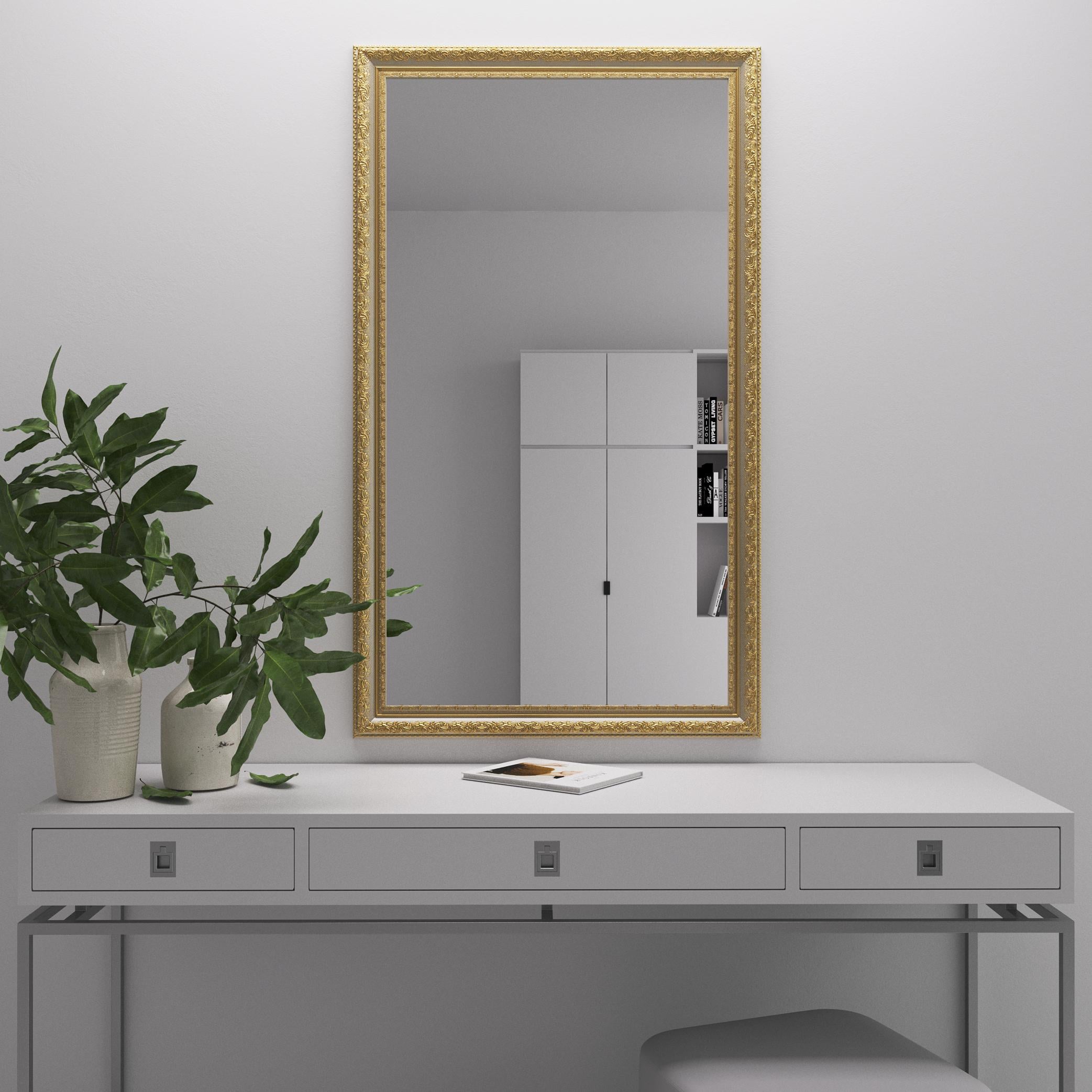 Зеркало настенное Black Mirror 150x70 см Золотой с патиной (5826А-35)