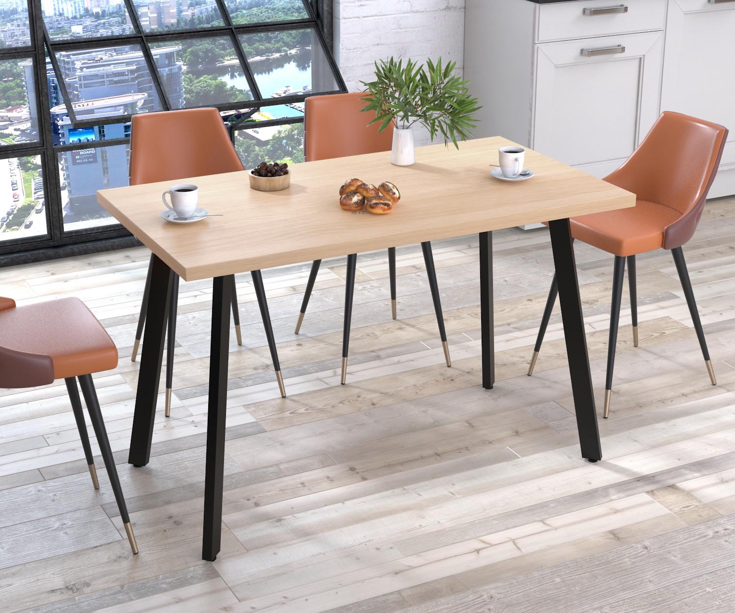 Стол обеденный Loft Design Ленард Дуб Борас