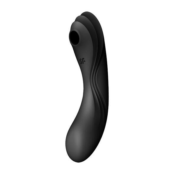 Стимулятор вакуумный Satisfyer с вибрацией Curvy Trinity 4 Black