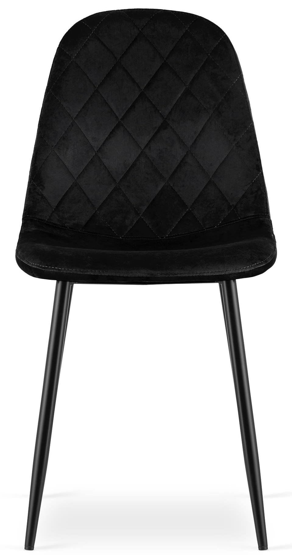 Стулья кухонные комплект 4 шт Homart VCM-005B велюр Черный (9909) - фото 5 Стулья кухонные комплект 4 шт Homart VCM-005B велюр Черный (9909) - фото 5