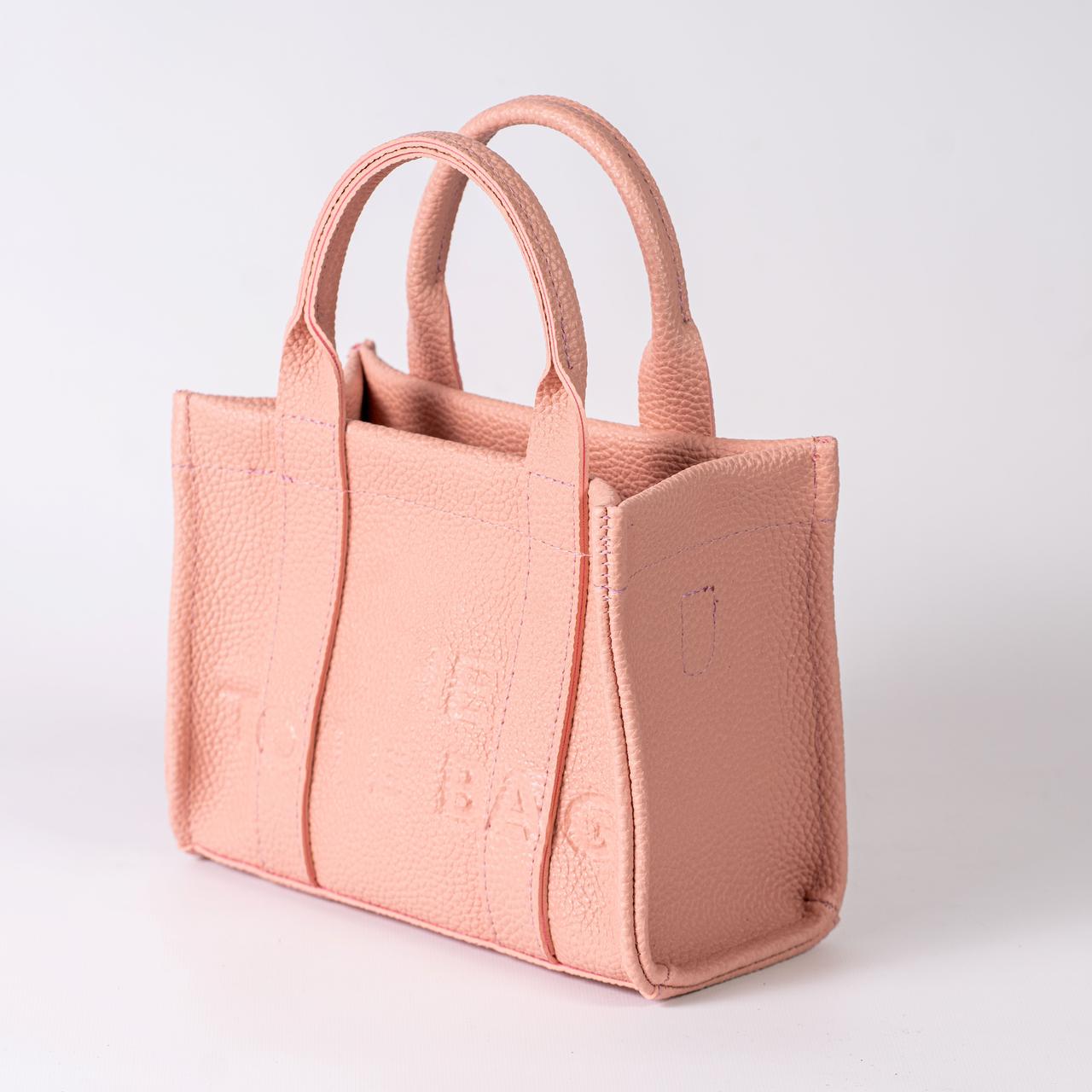 Сумка женская тоут XENIA № 40-24 из эко-кожи Пудровый - фото 3 Сумка женская тоут XENIA № 40-24 из эко-кожи Пудровый - фото 3