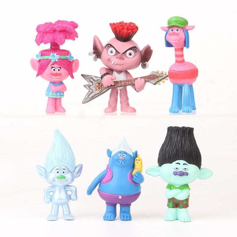 Фигурки Тролли 3 6 шт (ec71a3b2)