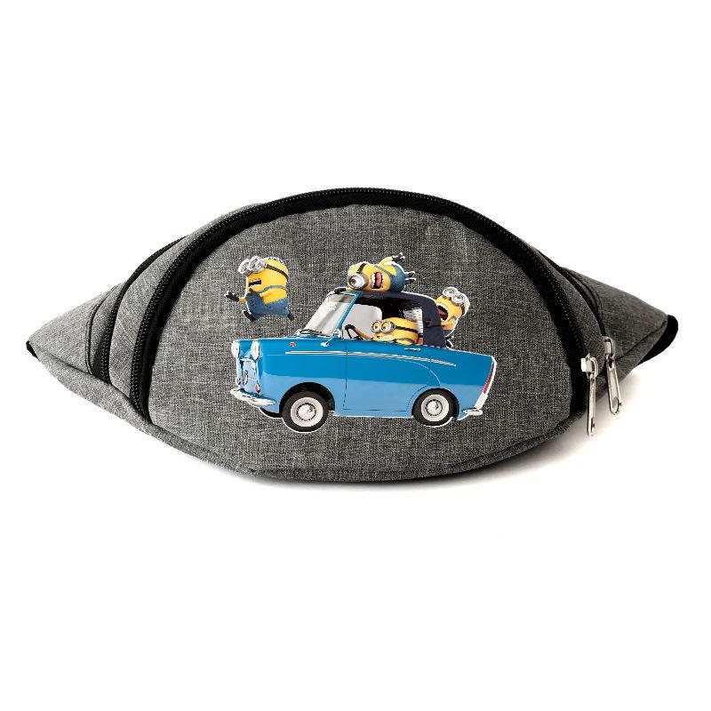 Поясные сумки-бананка Minions-002 Серый (1275412919)