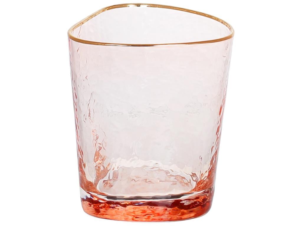 Склянка із золотим кантом Diva Pink 350 мл (BDI-579-251)