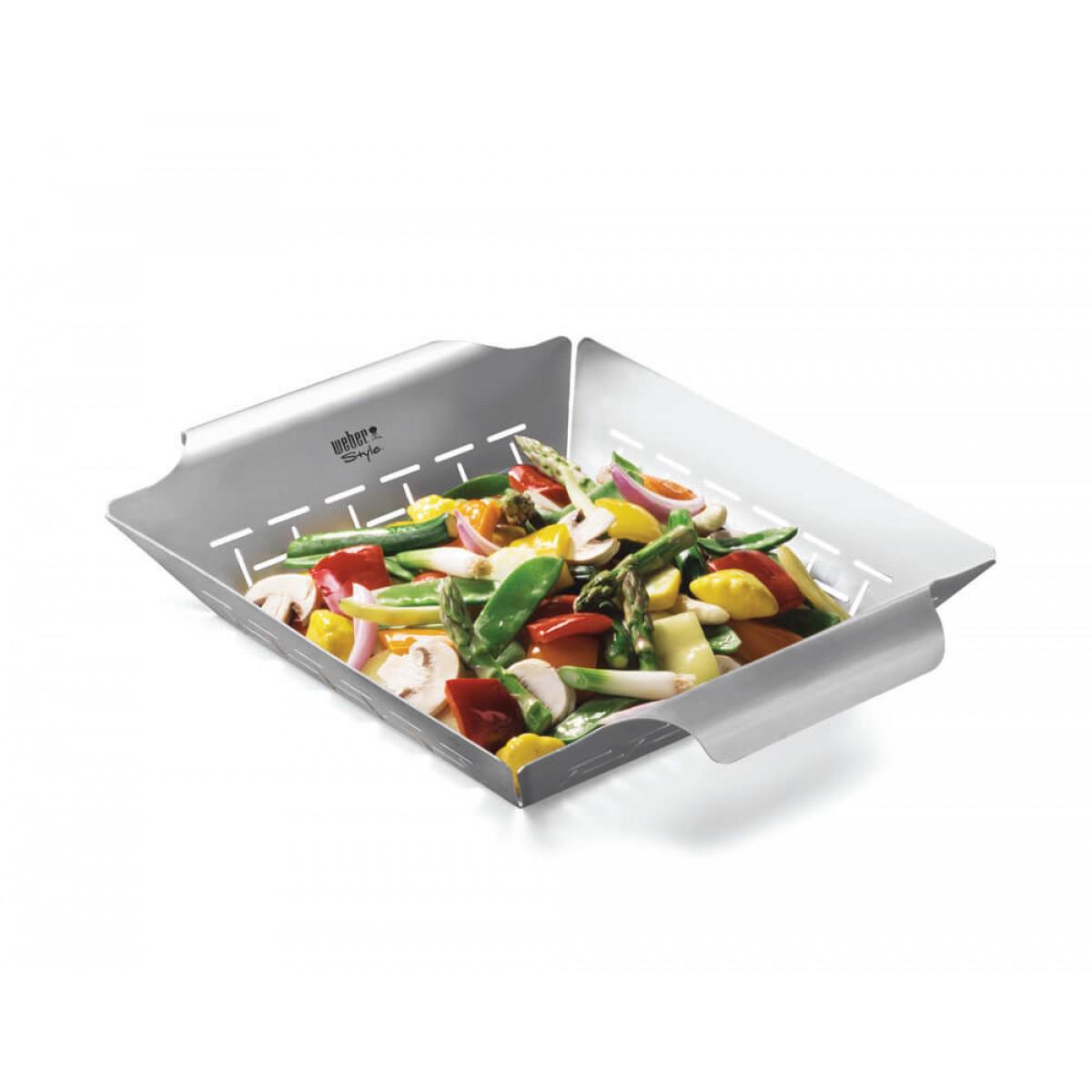 Перфорированный противень глубокий Weber нержавеющая сталь (6434) - фото 4 Перфорированный противень глубокий Weber нержавеющая сталь (6434) - фото 4